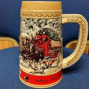 Budweiser Grants Farm Gates "C" Series Beer Stein, Collectible Vintage 1987